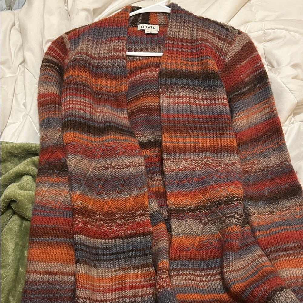 Orvis Women's Multicolor Striped Cardigan
